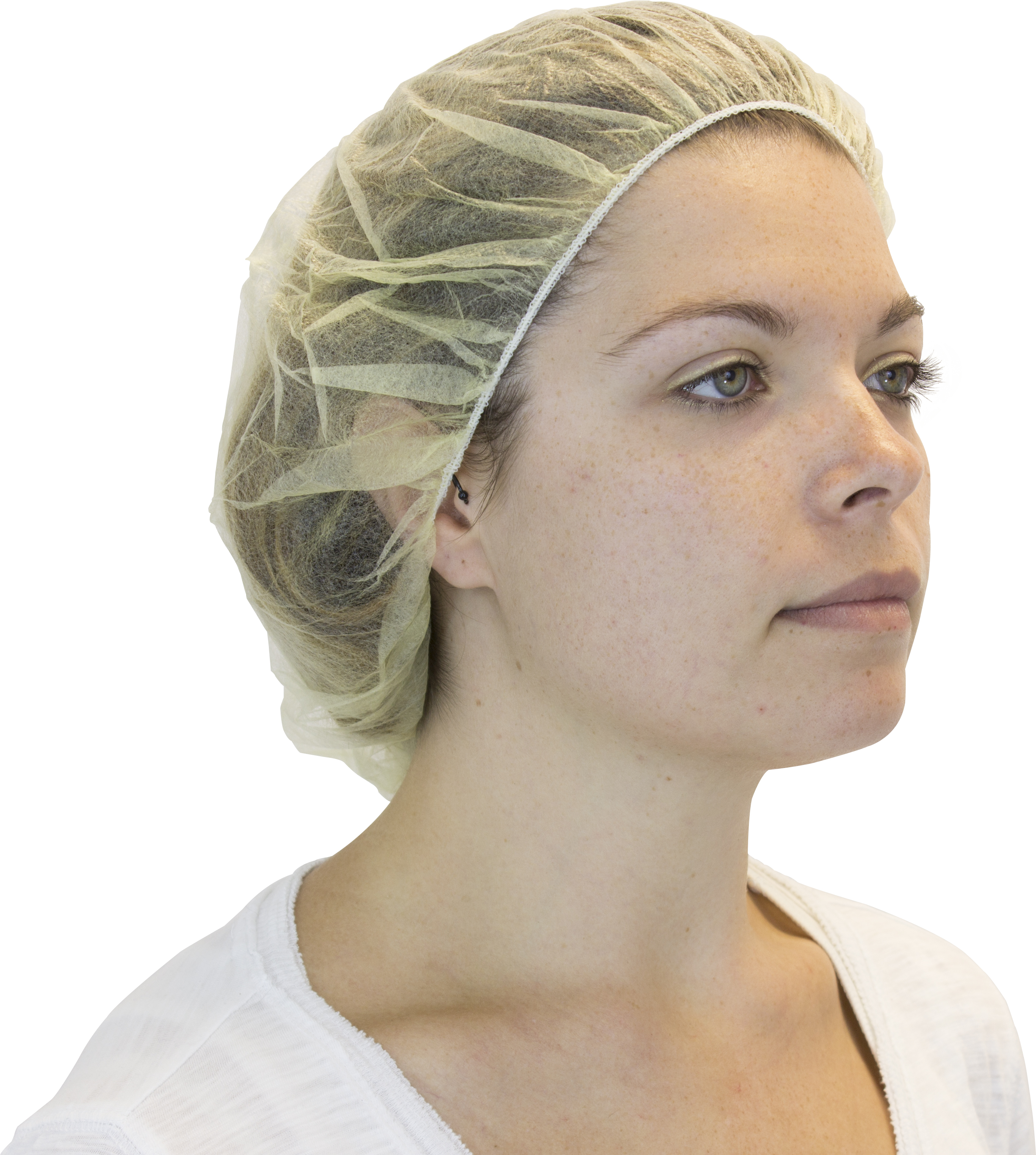 21” Yellow Bouffant, 100/BG 10BG/CS 
